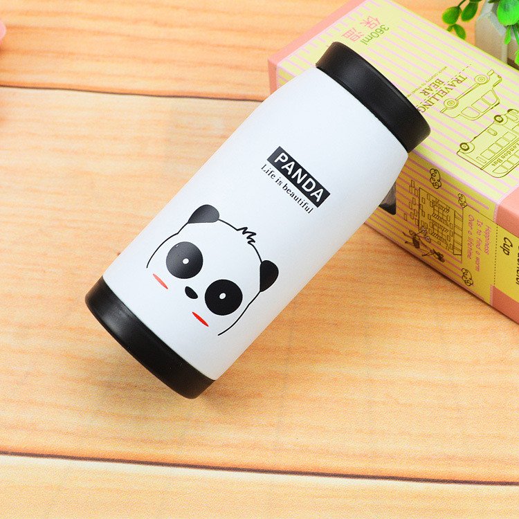 2023 New Novelty Cute Animal Panda Elephant Bunny Vacuum Insulated Stainless Steel Water Bottle Kids