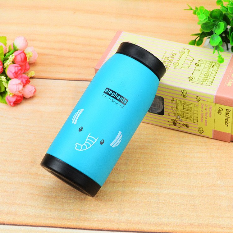 2023 New Novelty Cute Animal Panda Elephant Bunny Vacuum Insulated Stainless Steel Water Bottle Kids