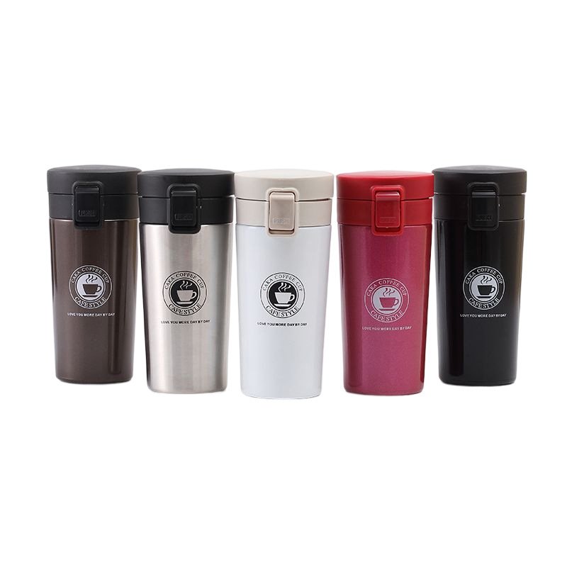 Reusable Stainless Steel Insulated 12oz Coffee Mug for Hot Cold Drinks Ideal Travel Mugs Tumbler with filter cup