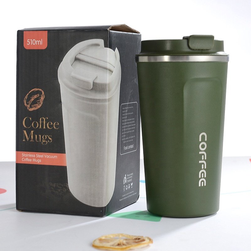 Wholesale 380Ml 510Ml Stainless Steel Coffee Mug Smart Temperature Display Double Wall Travel Office Coffee Vacuum Cup With Lid