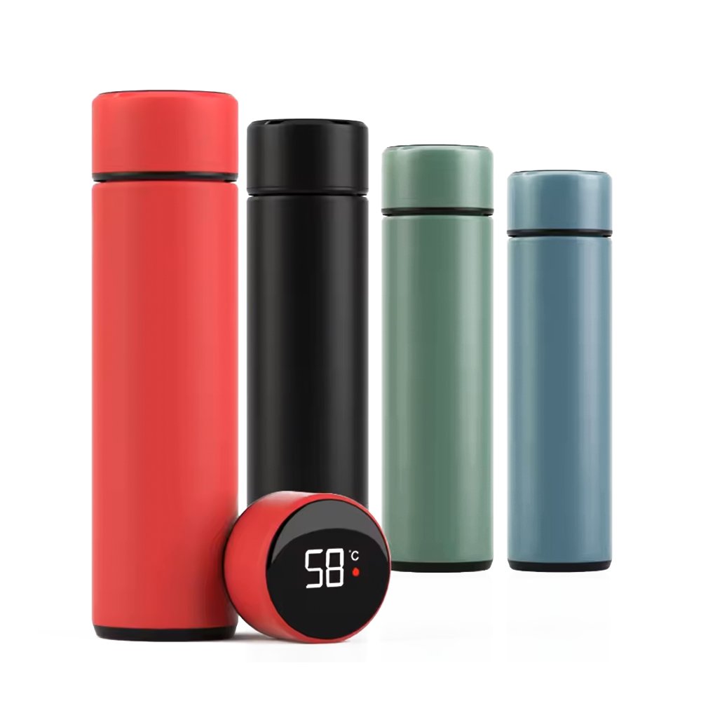 500 ml Vacuum Flasks LED Temperature Display Stainless Steel Smart Water Bottles