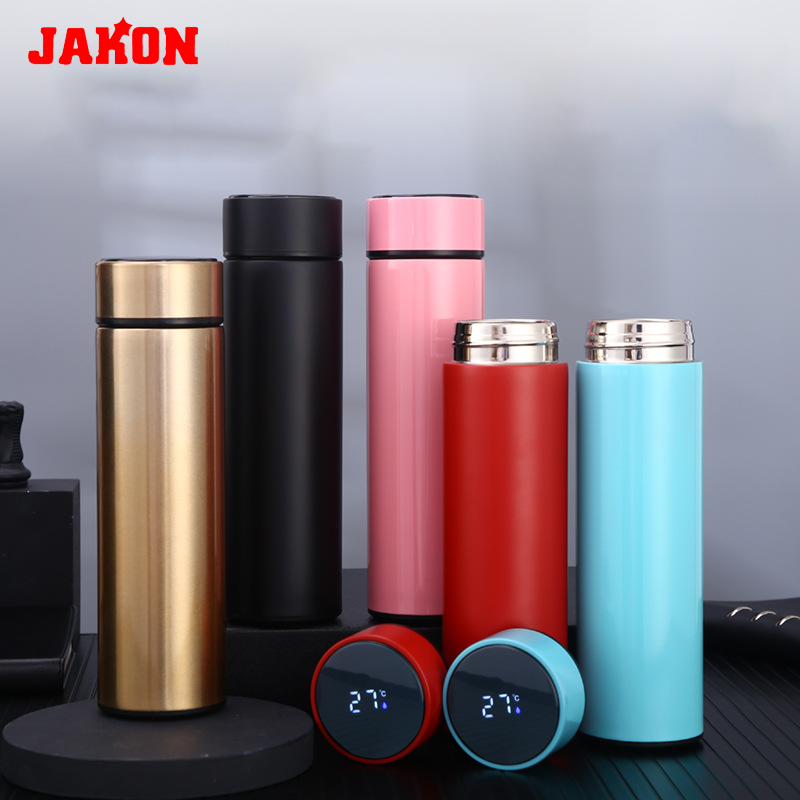 450ml Stainless Steel Insulated Vacuum Flask Tea Infuser Thermos Double Wall BPA Free Eco-friendly Flask Leakproof Water Bottle