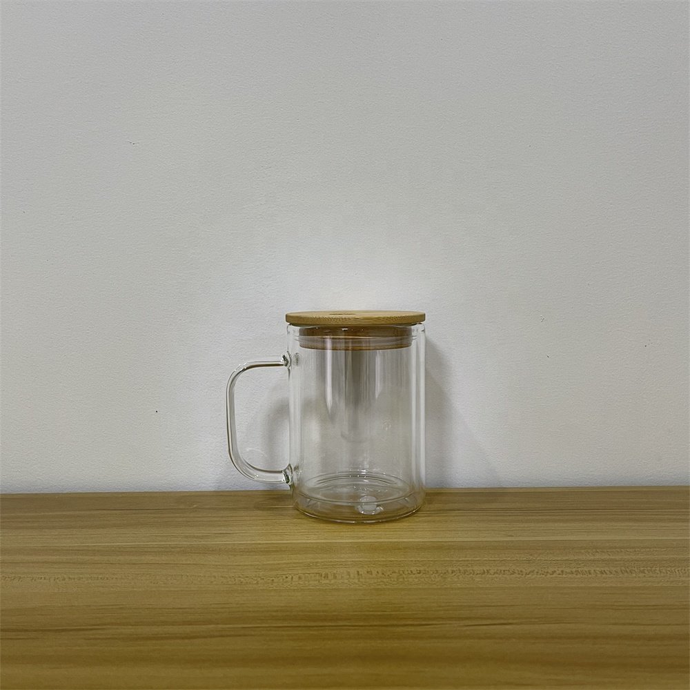 15oz Glass Snow Globe Sublimation Mug