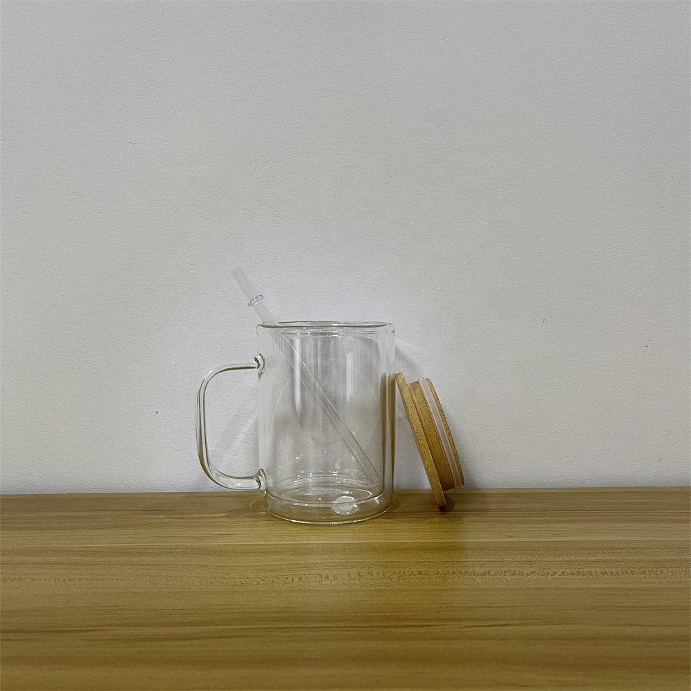 15oz Glass Snow Globe Sublimation Mug