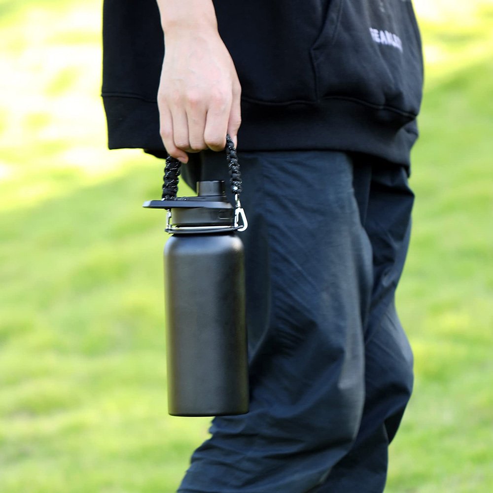 vacuum flask & thermoses sport hot drinking water bottle with customizable logo handle
