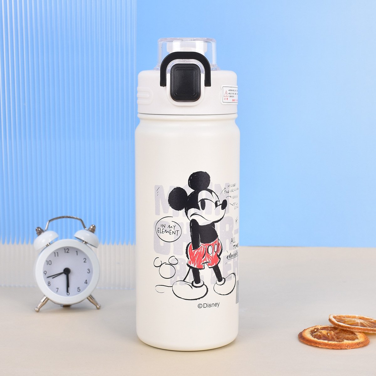 MAIMA Portable Cute 316 Stainless Steel Children's Insulated Bottle Student Straw Pop-up Water Bottle