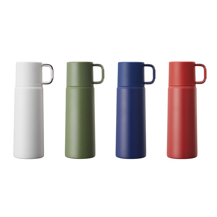 Double Wall Mug Wholesale Custom 560ml Thermo Coffee Cup With Handle Portable For Office Thermos Flask Vacuum Flask