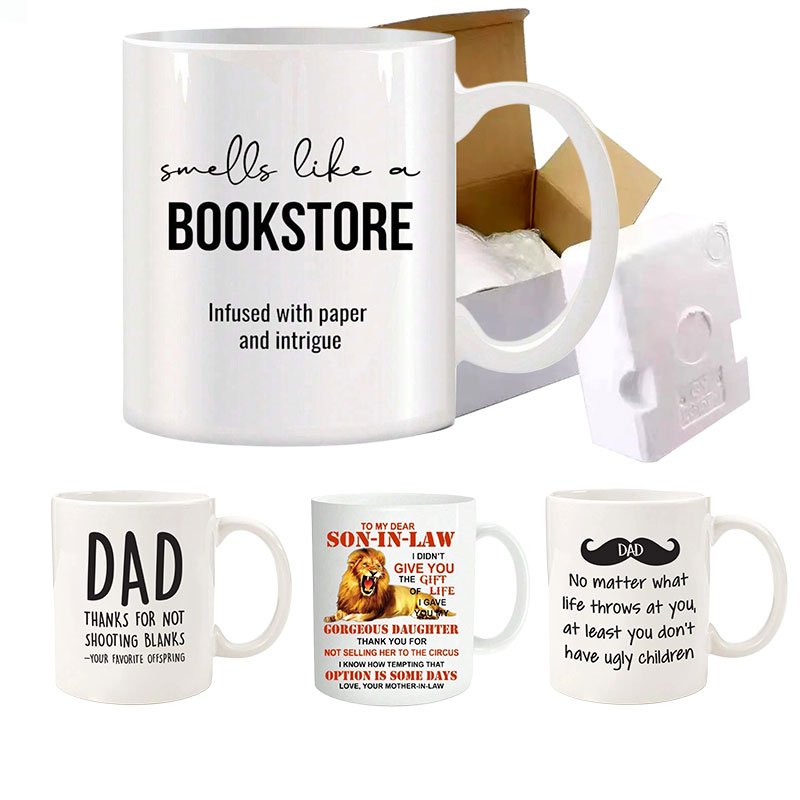 TG962 Wholesale Promotional Gift sublimation mug Porcelain Custom Logo Printed sublimation blanks ceramic sublimation cup