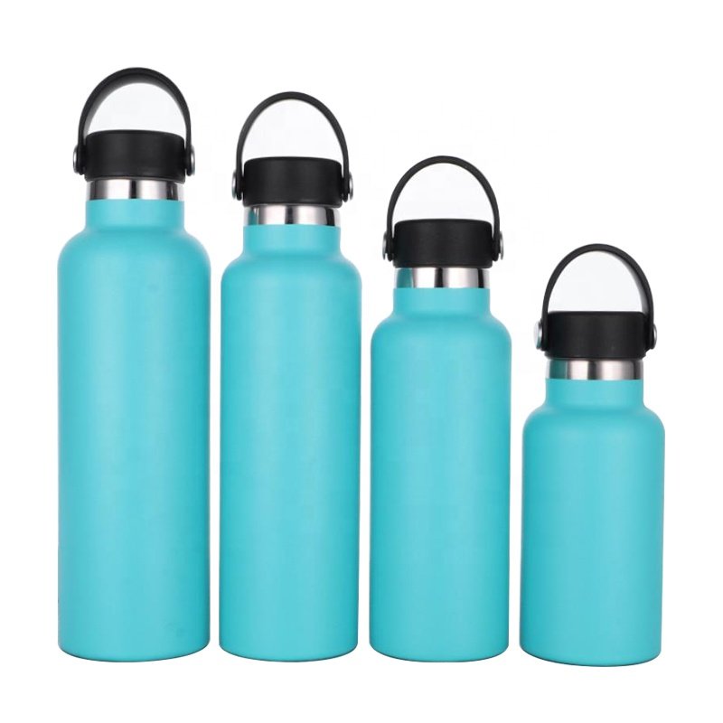 Outdoor custom matte powder coating portable stainless steel leak proof lid vacuum seal tumbler vacuum flask
