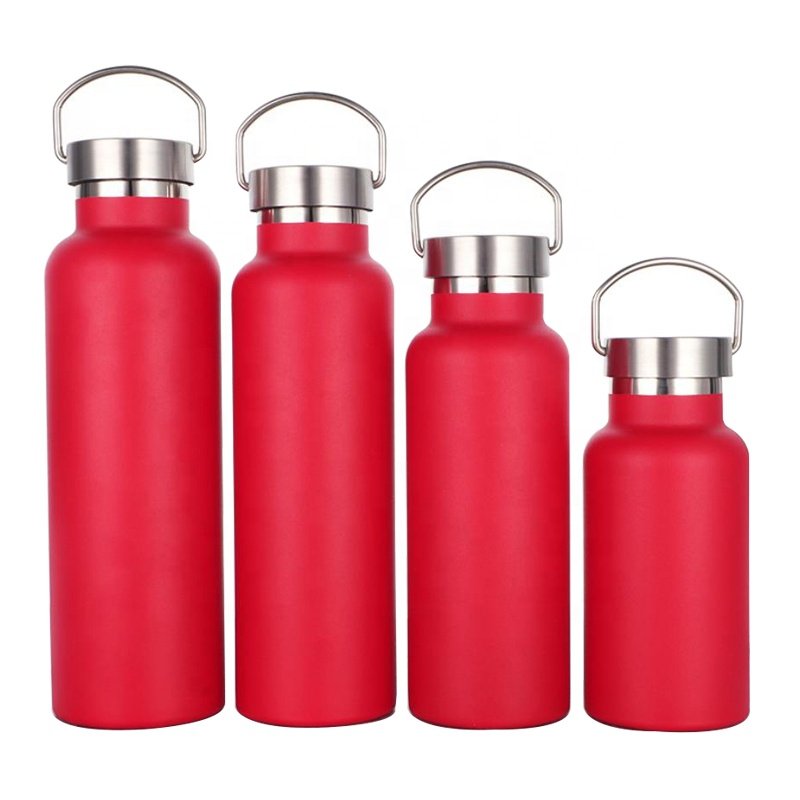Outdoor custom matte powder coating portable stainless steel leak proof lid vacuum seal tumbler vacuum flask
