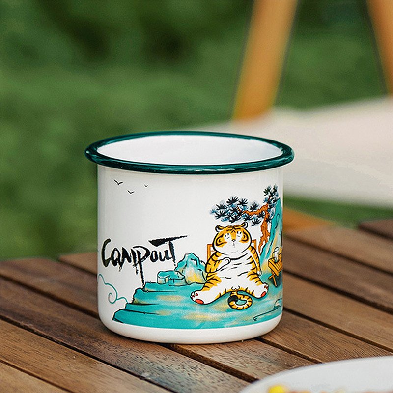 supplier blank white Metal Customized logo design reusable freezer unbreakable travel enamel Coffee mug for Sublimation Printing