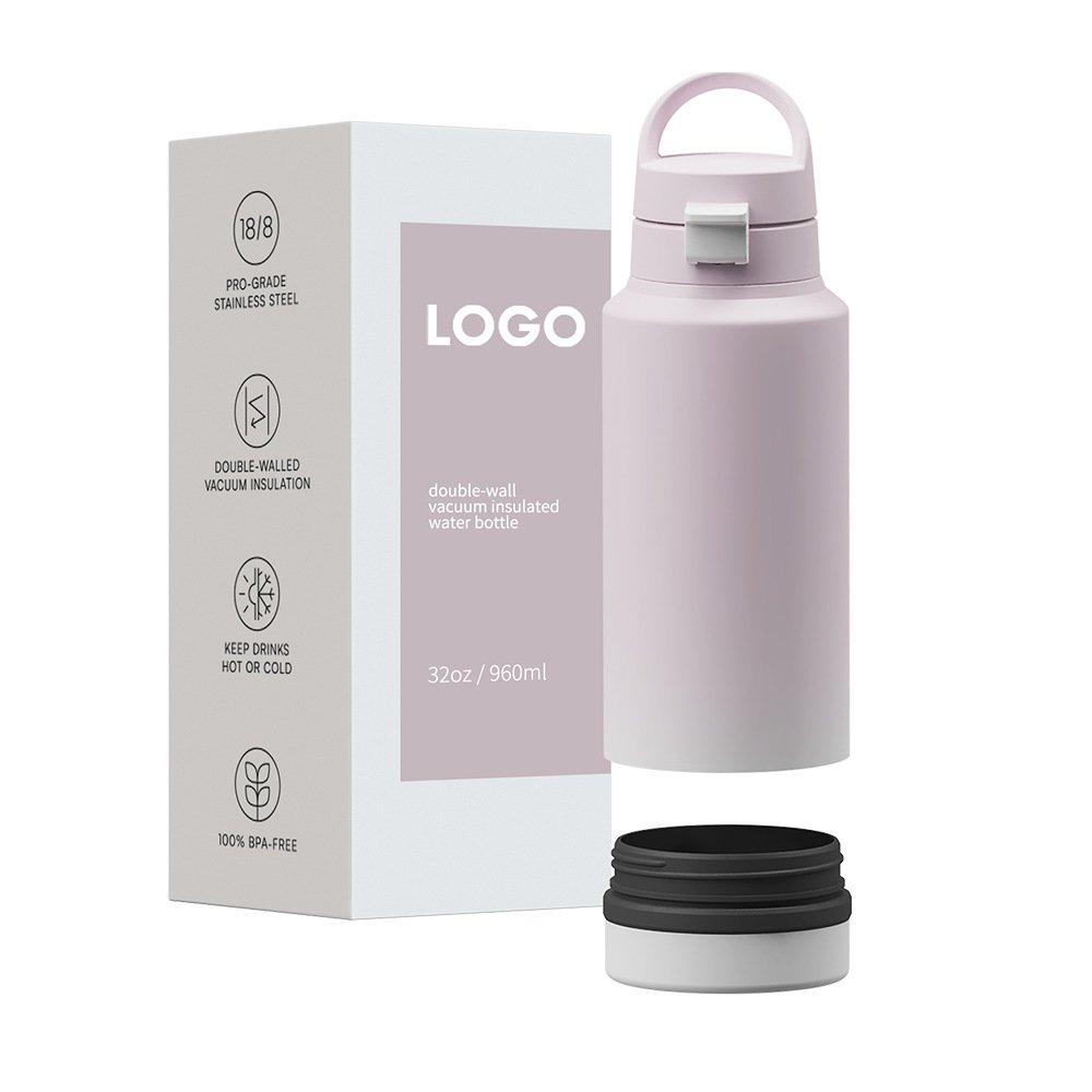 New Anti-sweat Gradient Space Pot Storage Tank Multiple Covers 304 Stainless Steel Travel Vacuum Flasks & Thermoses Modern