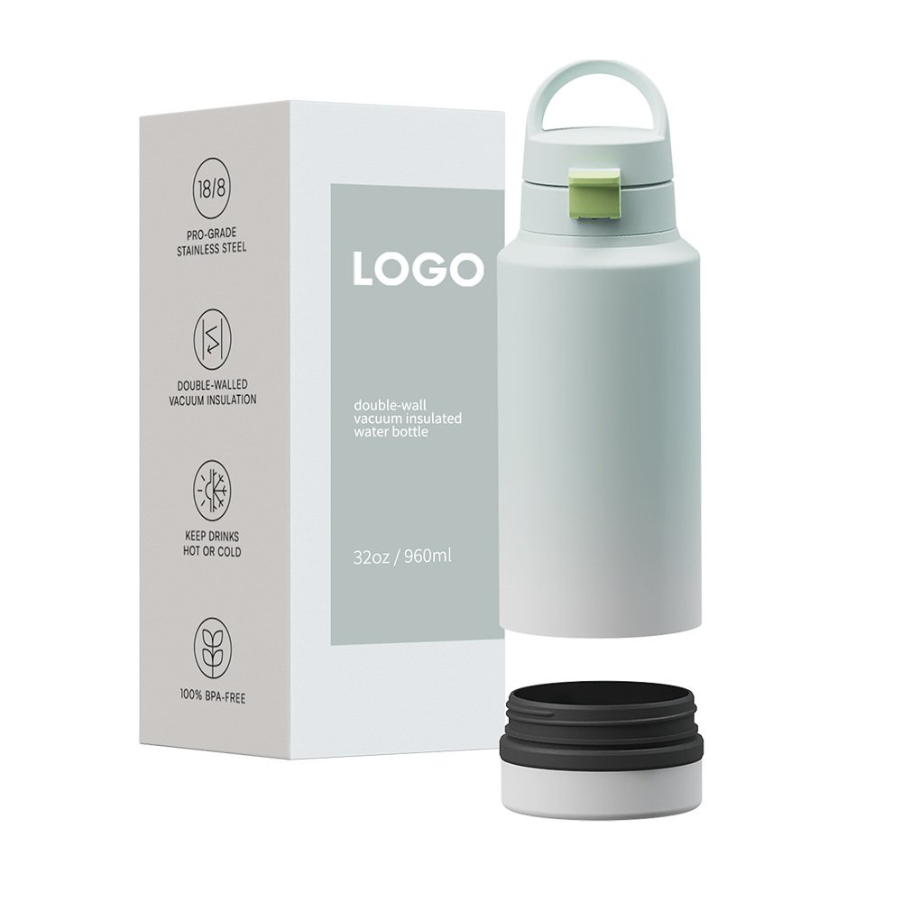 New Anti-sweat Gradient Space Pot Storage Tank Multiple Covers 304 Stainless Steel Travel Vacuum Flasks & Thermoses Modern