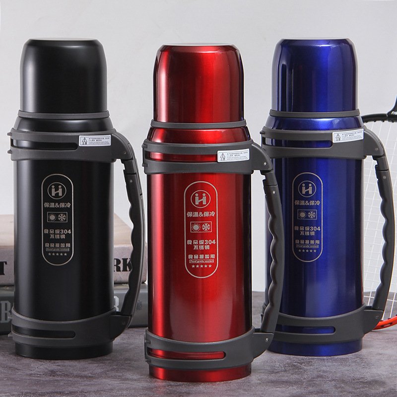 1.5LSUS304 Stainless Steel Double Wall Insulated Vacuum Flask Classic Design for Water Storage for Back to School