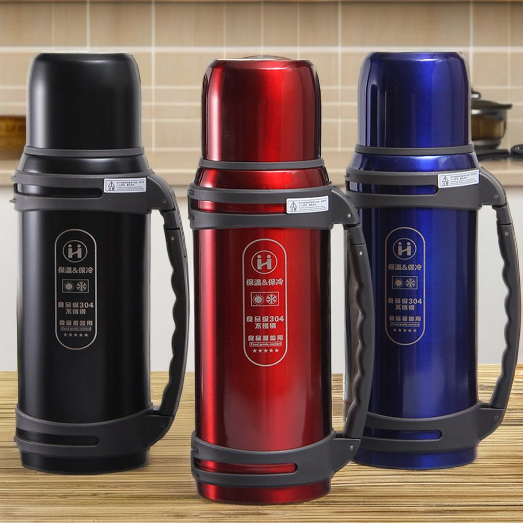 1.5LSUS304 Stainless Steel Double Wall Insulated Vacuum Flask Classic Design for Water Storage for Back to School