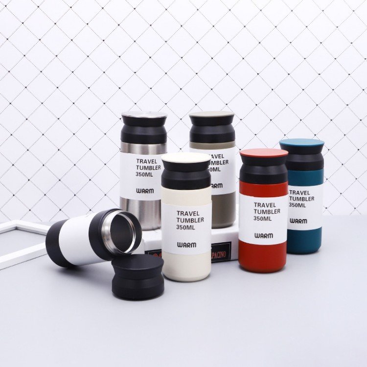 Harmony Hot Sale New Solid Color Japanese Coffee 304 Stainless Steel Car Insulation Creative Portable Custom Vacuum Flasks