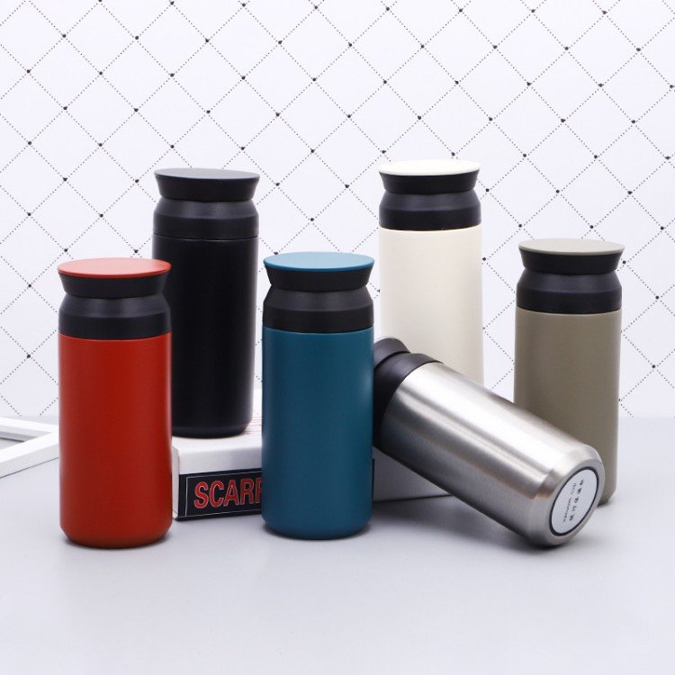 Harmony Hot Sale New Solid Color Japanese Coffee 304 Stainless Steel Car Insulation Creative Portable Custom Vacuum Flasks
