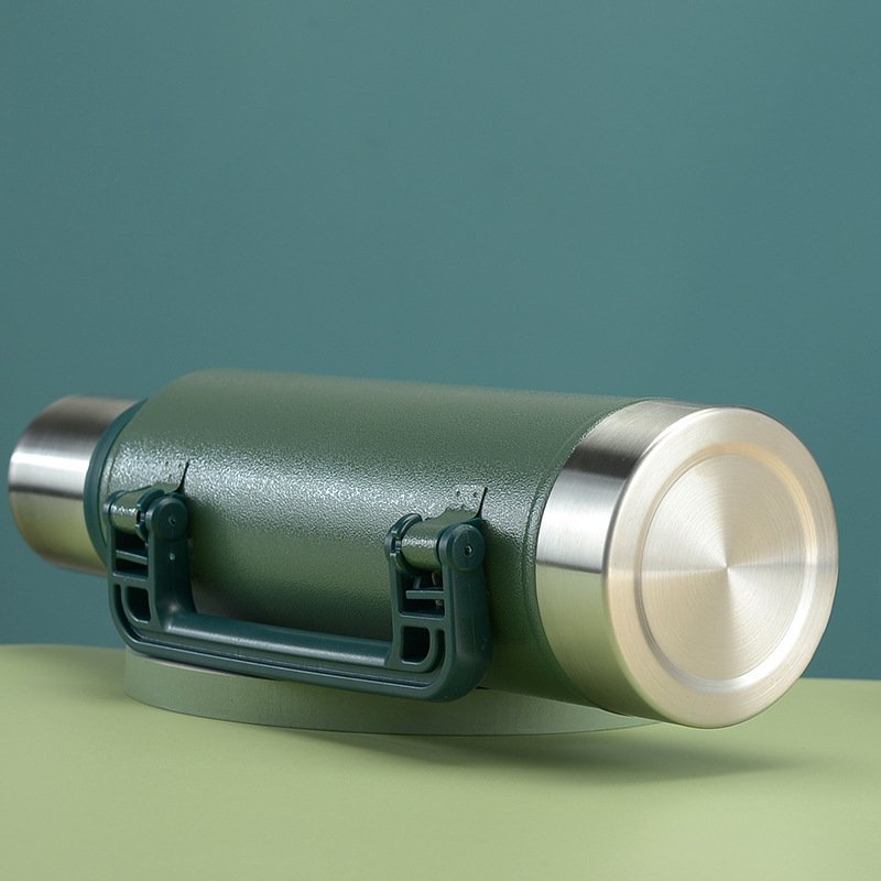 New Arrival 1.3L Large Capacity Stainless Steel Portable Vacuum Thermos Travel Flask With Handle