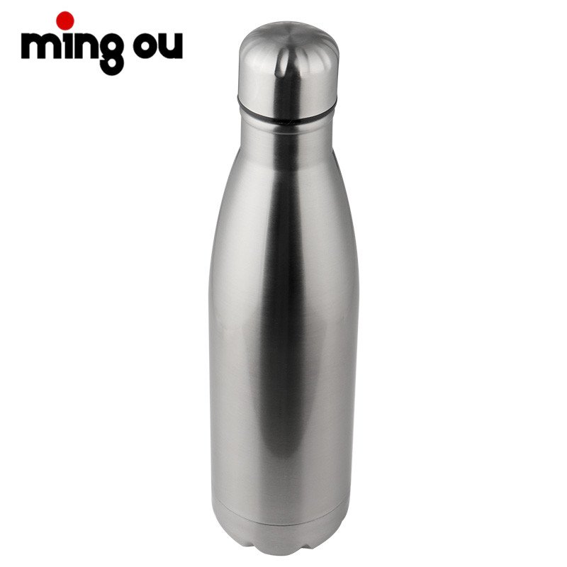 500ml BPA Free Insulated Stainless Cola Shape No Plastic Sublimation Water Bottle 17oz