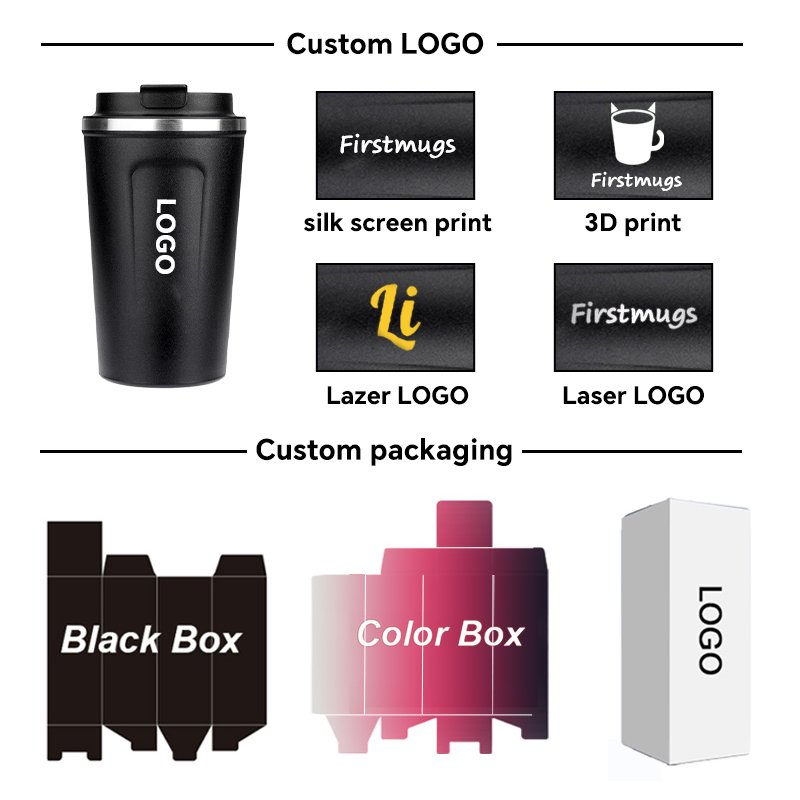 380/510ml Stainless Steel Coffee Mug tumbler travel mug steel tumblers with straws drinkware stainless water bottles coffee cup