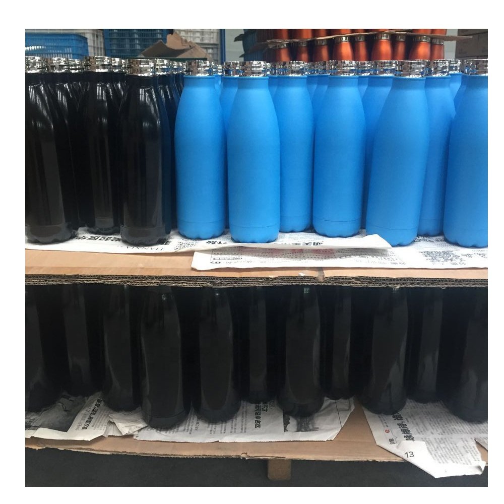 Portable Big Capacity Outdoor Cola Shape Vacuum Flask Thermos Sport Bottle Stainless Steel
