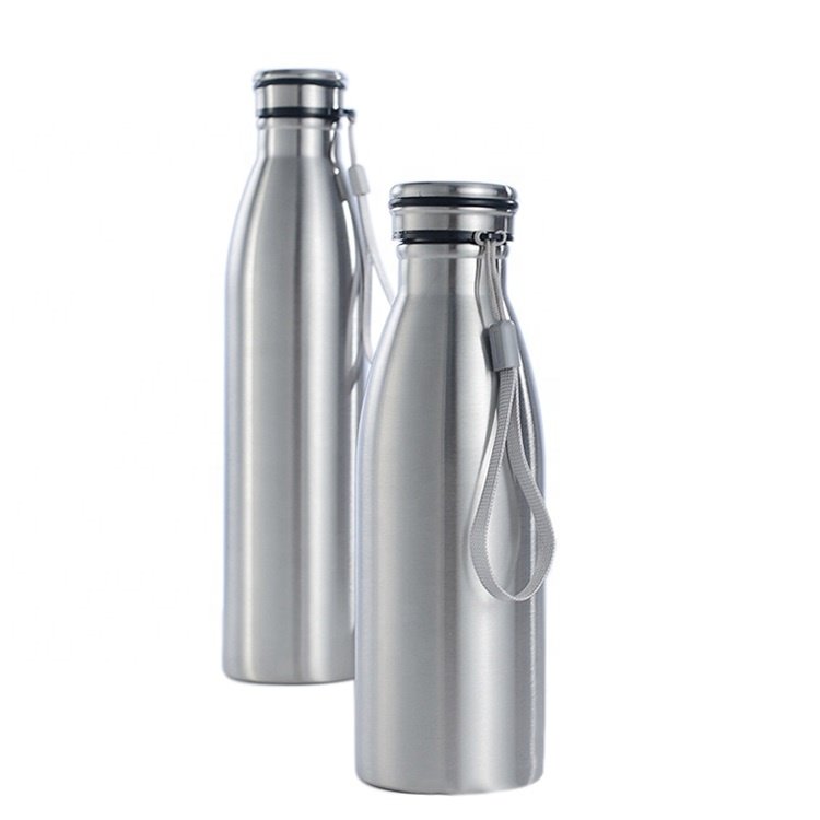 1000ml Single Layer Stainless Steel Water Bottle Sport 2024