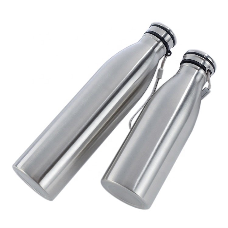 1000ml Single Layer Stainless Steel Water Bottle Sport 2024
