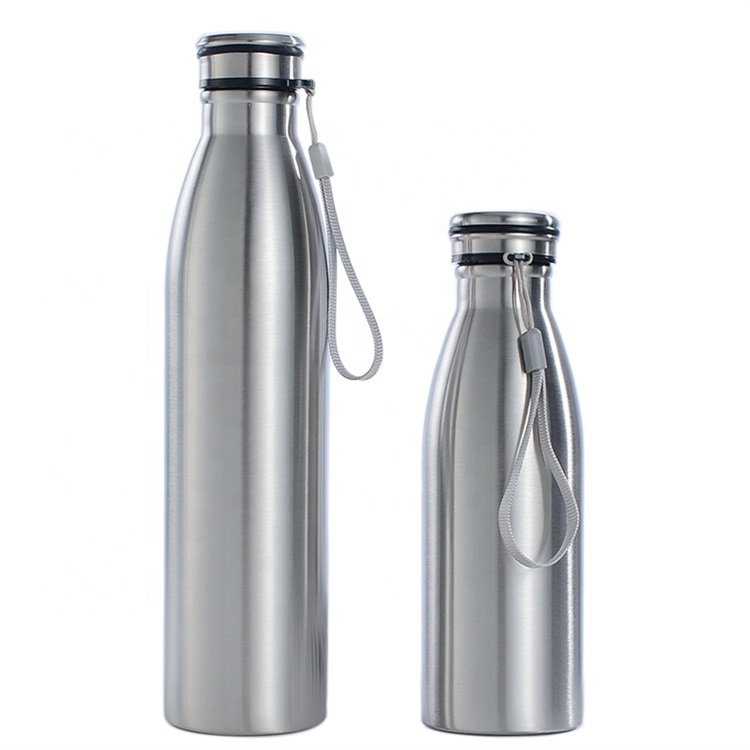 1000ml Single Layer Stainless Steel Water Bottle Sport 2024