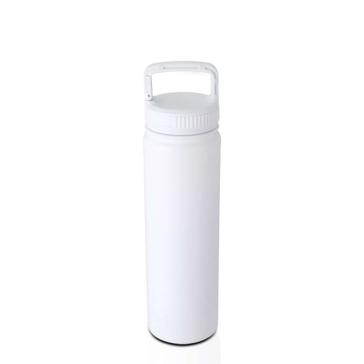 IN STOCK Hot Sale 22oz Wholesale Blank Sublimation White Straight Water Bottle With Straw