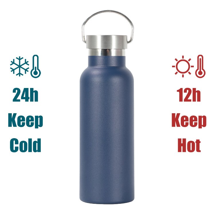 18oz 21oz 24 oz Custom double stainless steel thermos vacuum insulated standard mouth sports water bottle flask wholesale