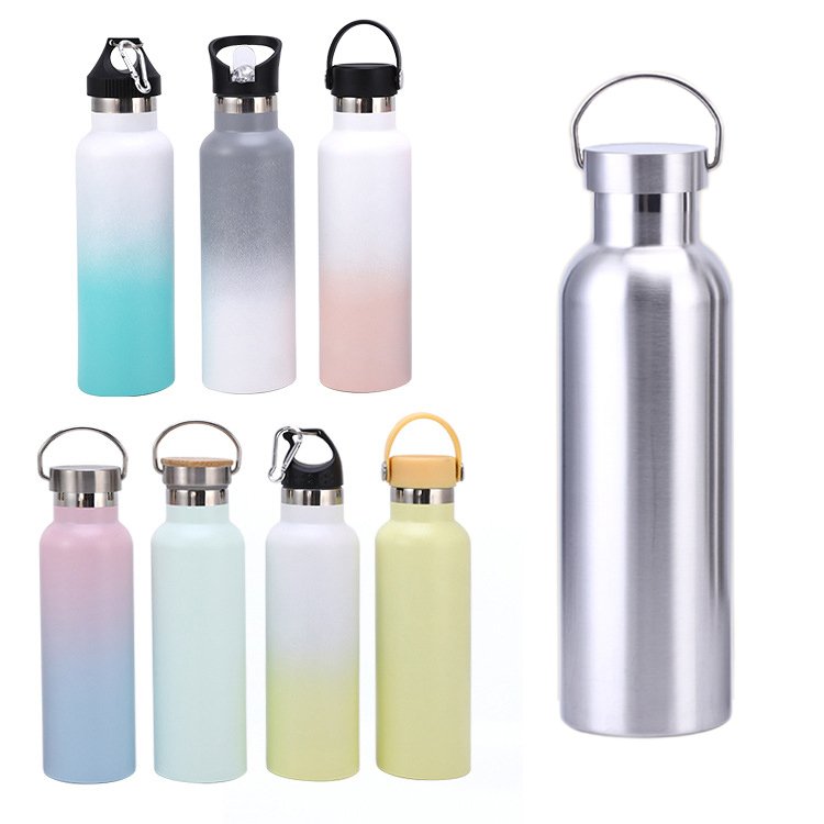 18oz 21oz 24 oz Custom double stainless steel thermos vacuum insulated standard mouth sports water bottle flask wholesale