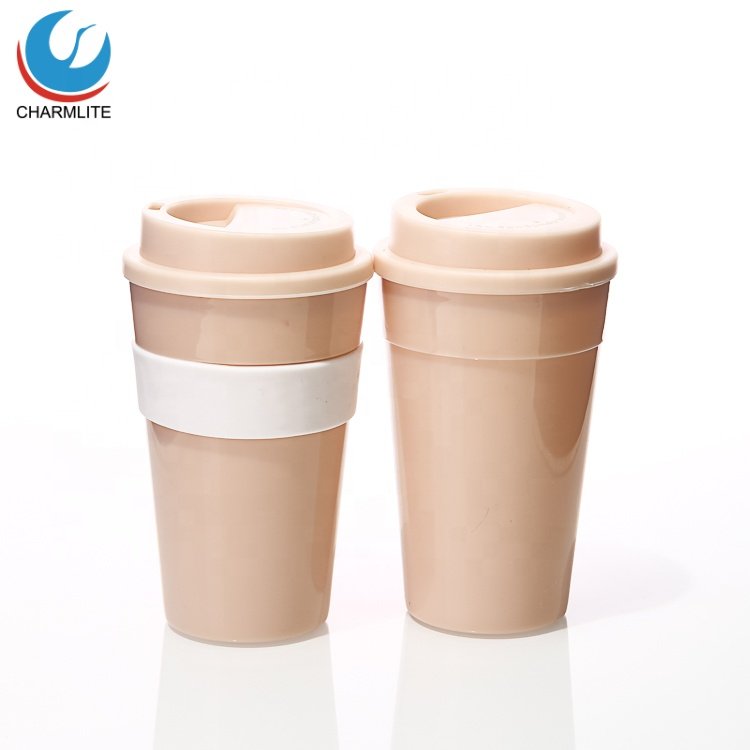 Rice Husk Wheat Straw Bamboo Fiber Plastic Coffee Mug