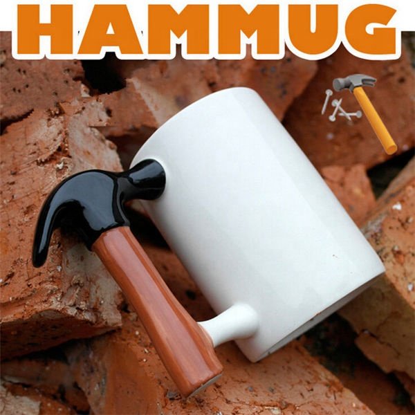 Funny porcelain hammer mug for Architect