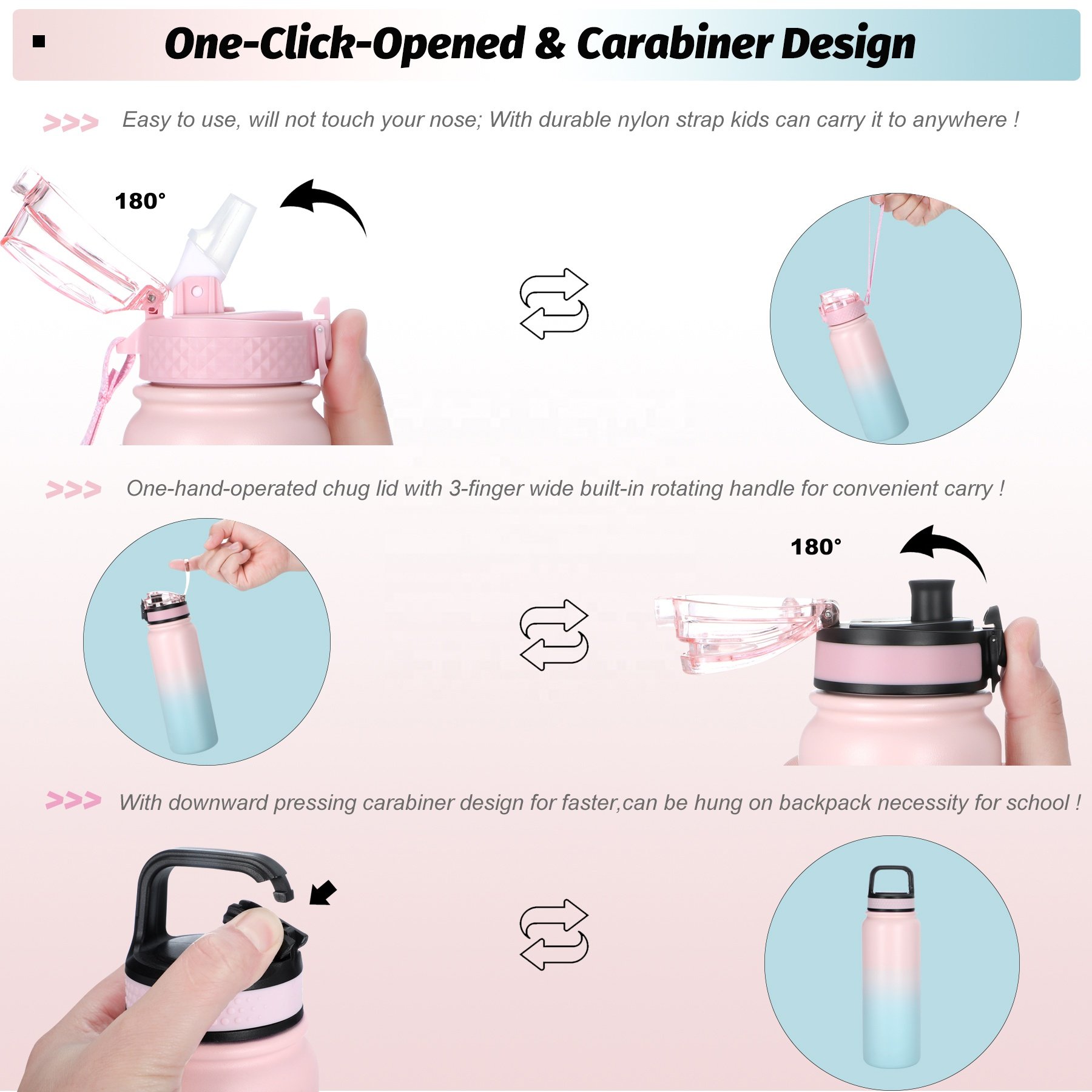 Hot Selling Stainless Wholesale Insulated Hot Water Bottles No Minimum Stainless Steel Water Bottles Bulk