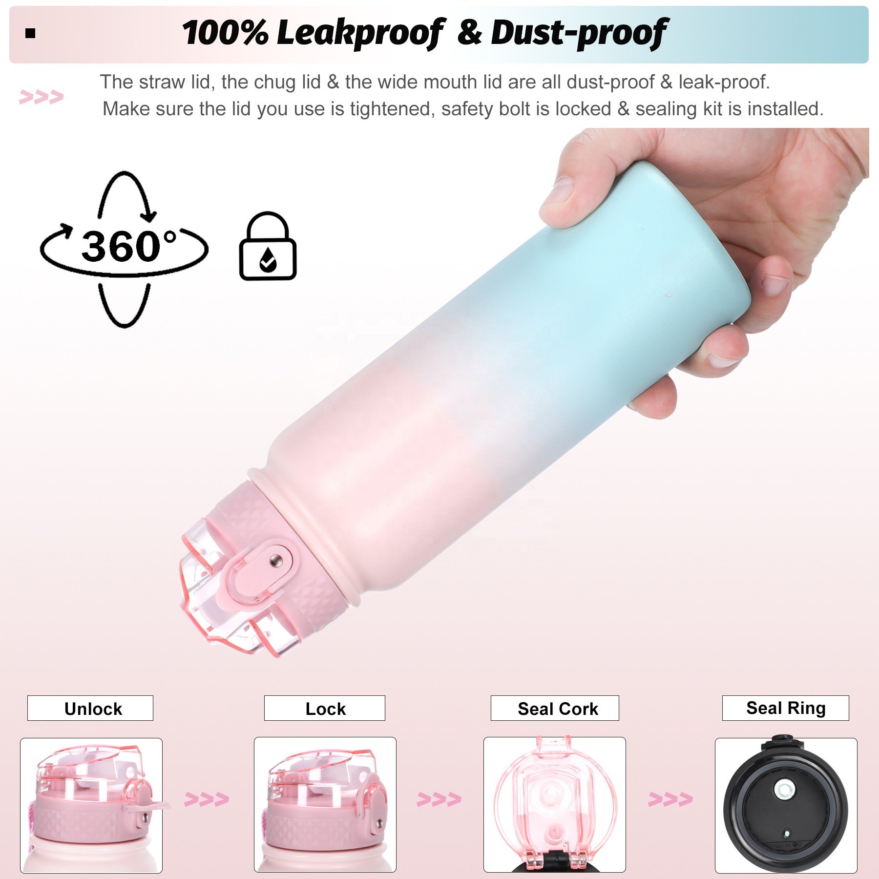 Hot Selling Stainless Wholesale Insulated Hot Water Bottles No Minimum Stainless Steel Water Bottles Bulk