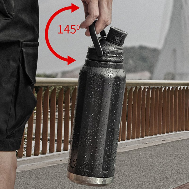 Aisamstar Listing 1000ml High-capacity Vacuum Flask Stainless Steel Water Bottle for Sport Camping Gift Modern Outdoor Travel