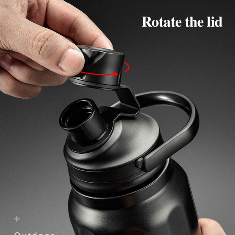 Aisamstar Listing 1000ml High-capacity Vacuum Flask Stainless Steel Water Bottle for Sport Camping Gift Modern Outdoor Travel