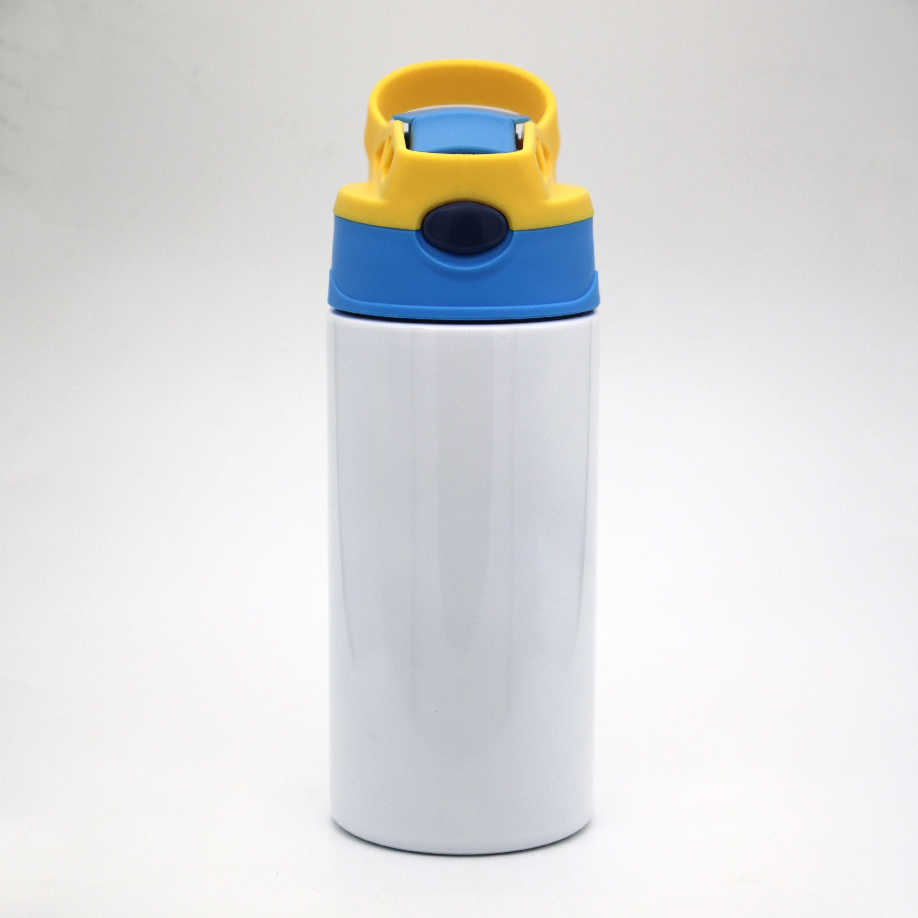 fast delivery blank sublimation tumblers cups 350ml pop top sublimation kids stainless steel water bottle flip top for school