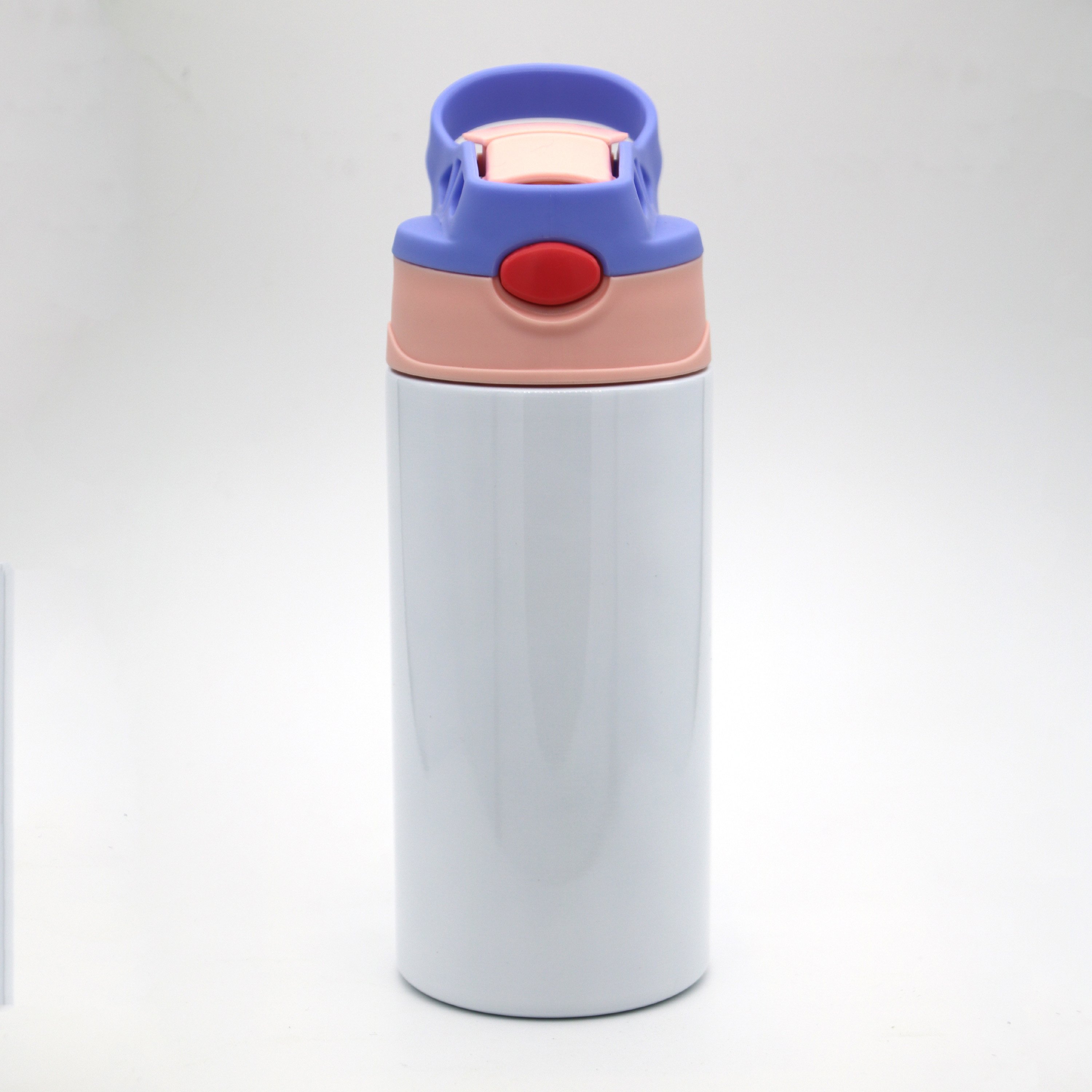 fast delivery blank sublimation tumblers cups 350ml pop top sublimation kids stainless steel water bottle flip top for school
