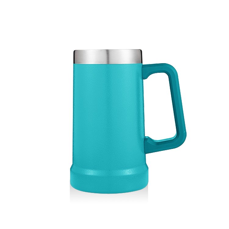 Outdoor Stainless Steel Beer Tumbler 20oz Vacuum Insulated Travel Mug with Bottle Opener for Keeping Drinks Hot or Cold