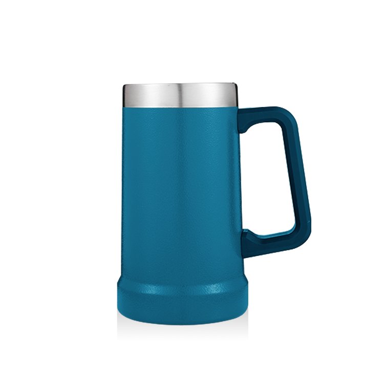 Outdoor Stainless Steel Beer Tumbler 20oz Vacuum Insulated Travel Mug with Bottle Opener for Keeping Drinks Hot or Cold