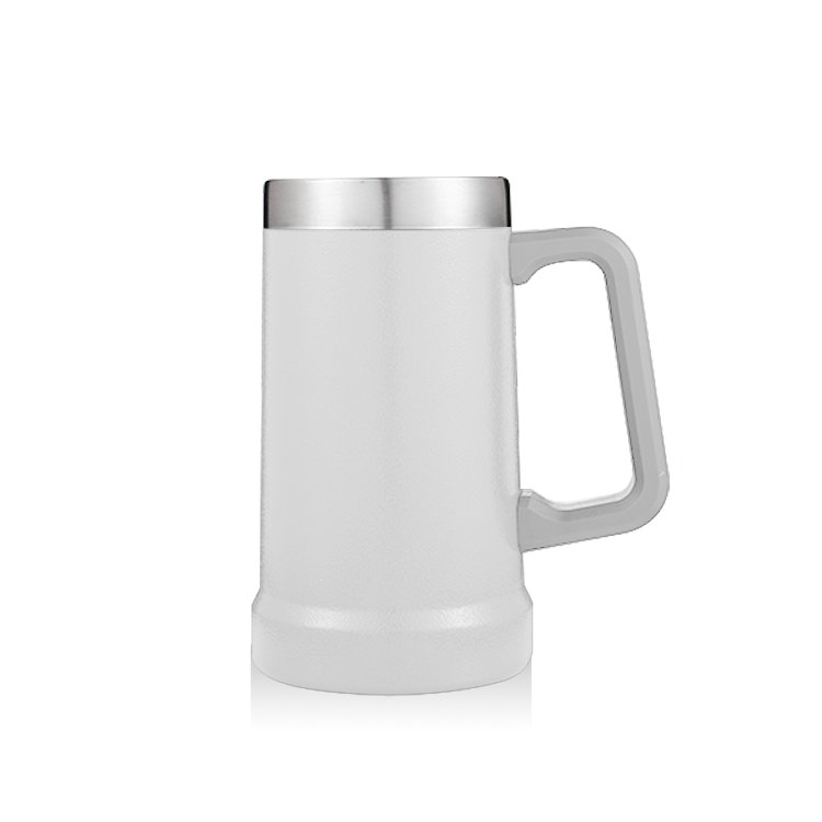 Outdoor Stainless Steel Beer Tumbler 20oz Vacuum Insulated Travel Mug with Bottle Opener for Keeping Drinks Hot or Cold