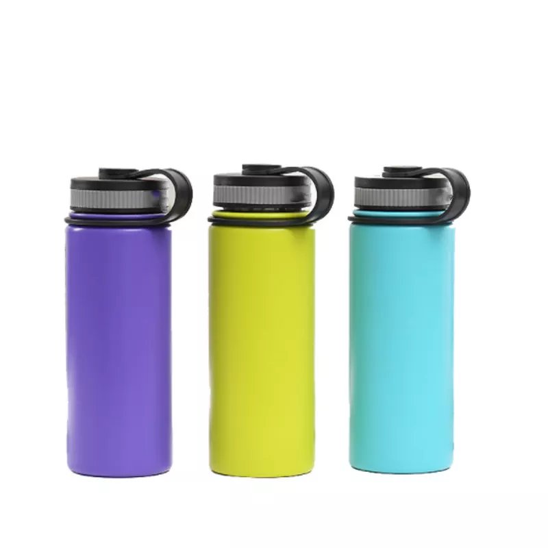 Hot Selling Wide Mouth Customised Double Walled Vacuum Insulated Stainless Steel Water Bottle With Straw
