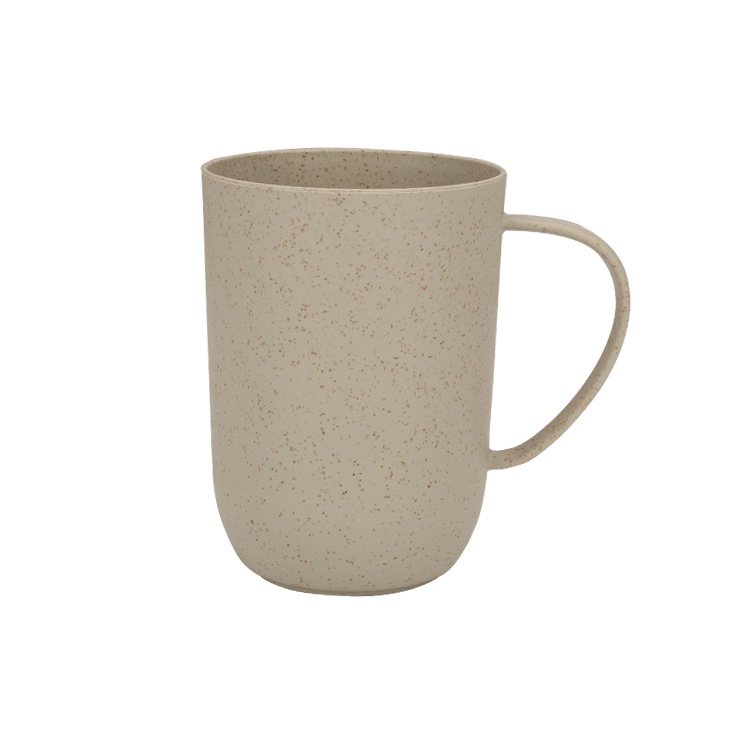 Handle Mug with Handle for Household Mouthwash Wheat Straw Drinking Cup Plastic Coffee Milk Cup