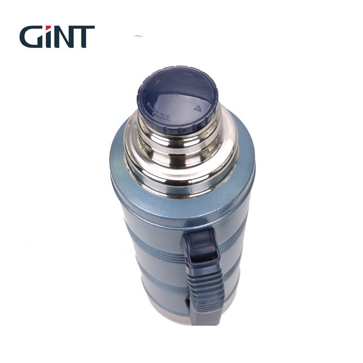 Gint stainless steel vacuum flask 1.25 liter thermo travel outdoors sports water bottle