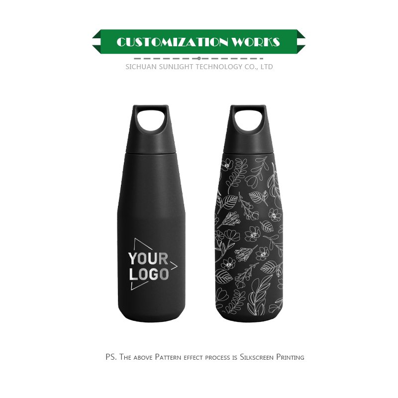 20oz Retains Temperature Smooth Mouth Tumbler Vacuum Insulated Stainless Steel vacuum flask Water Bottle With Handle