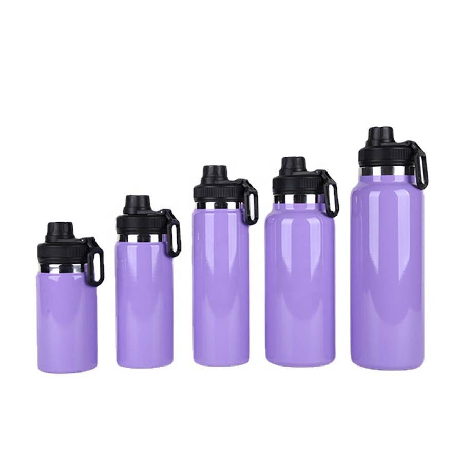 LeMuna Stainless Steel Vacuum Insulated Double Wall Water Bottle with Straw BPA Free Leakproof Mug