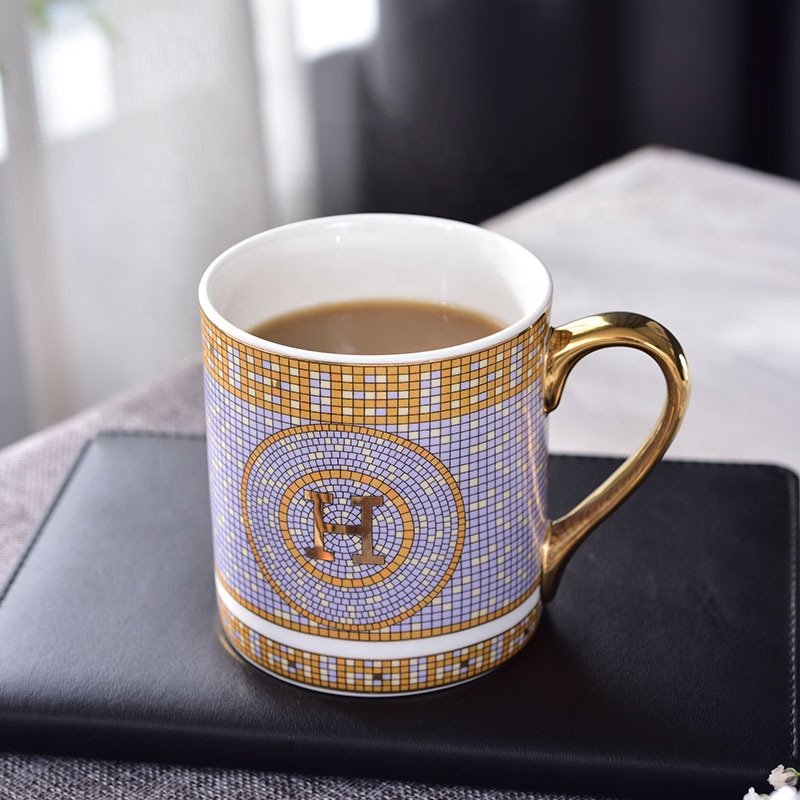 New designs INS Style Nordic Ceramic Cups Mug Luxury Bone China Mugs Porcelain Mugs