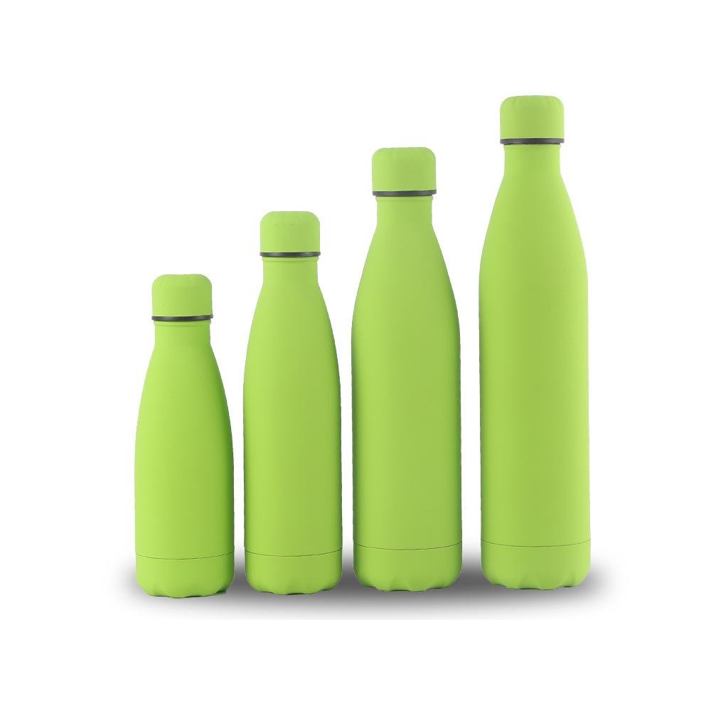 New Products 350ml Double Wall Powder Paint 500ml Stainless Steel Cola Shaped Water Bottles Coffee Mugs Tumbler Cups