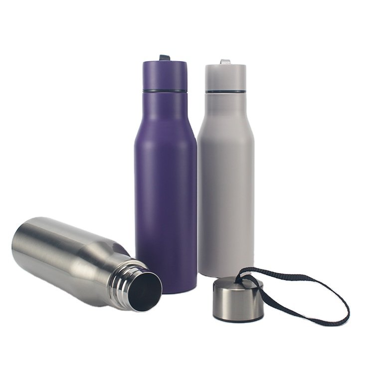 Chao Lang Thermos Flask Bottle Hot or Cool Water Sport Bottle with Rope Water Bottle Stainless Steel Student 500ml Travel Mugs